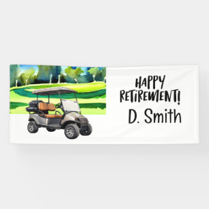 Golf-Rente mit Golfplatz Banner