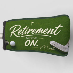 Golf-Rentenplan auf Grün Golf Headcover