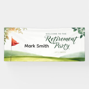 GOLF RENTNERPARTY Willkommen zur Party Banner