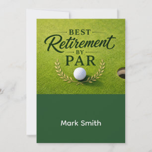 GOLF RENTNERSTAND In Rente gehen, Entspannen & Par Einladung