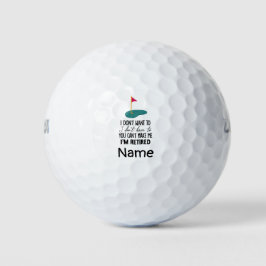 Golf Retirement Golf Balls Golfball
