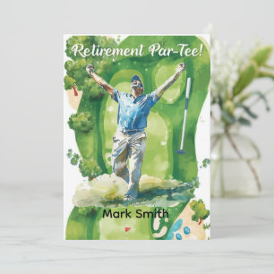 GOLF RETIREMENT REReifen, Relax & ParTee für Golfe Einladung