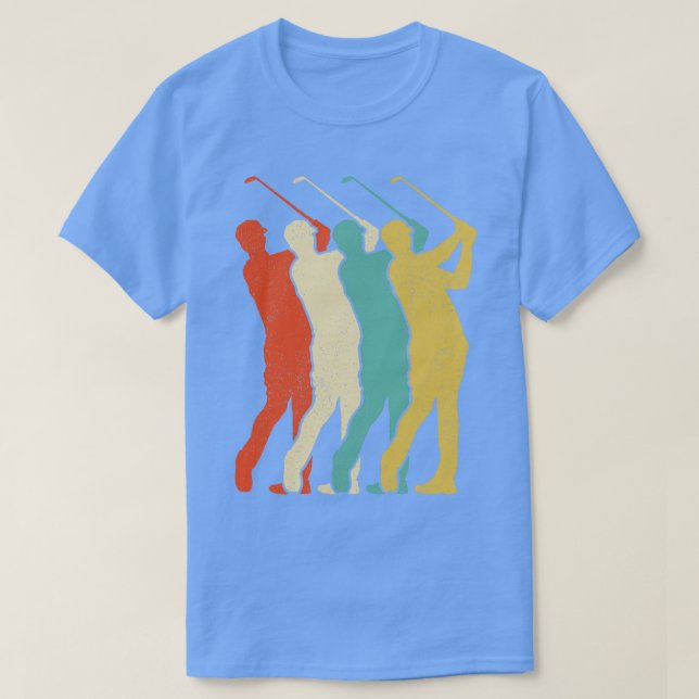 Golf Retro für Männer Frauen Mädchen Sport Lover G T-Shirt (Design vorne)