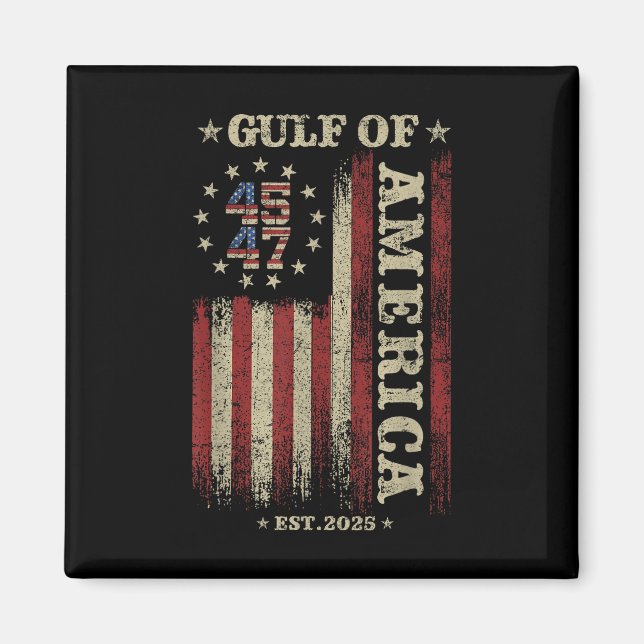 Golf Retro of America Est 2025 US-amerikanische Fl Magnet (Vorne)