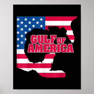 Golf Retro of America Est 2025 US-amerikanische Fl Poster