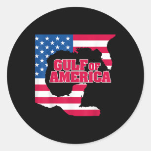 Golf Retro of America Est 2025 US-amerikanische Fl Runder Aufkleber