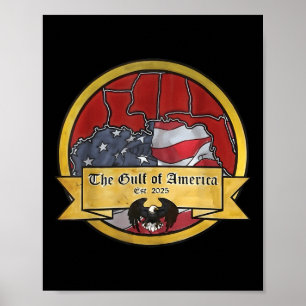 Golf Retro of America Est 2025 US-amerikanische Mä Poster