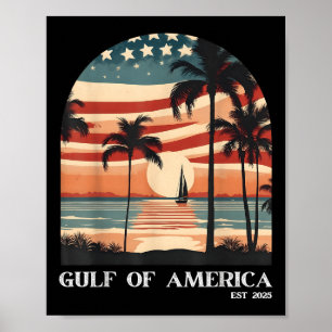 Golf Retro of America Est 2025 US-amerikanische Mä Poster