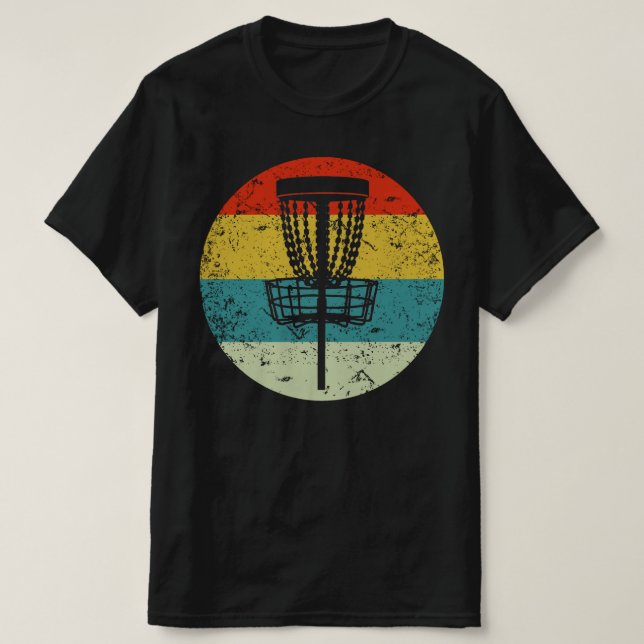 Golf Retro Vintage Silhouette 70er T-Shirt (Design vorne)