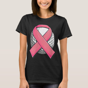 Golf Rosa Brustkrebs für Frauen T-Shirt