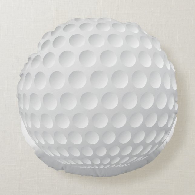 GOLF ROUND lustiges PILLOW Rundes Kissen (Vorderseite)