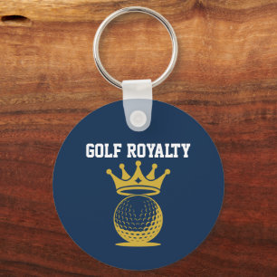 Golf Royalty Custom Sponsor QR Code Schlüsselanhänger