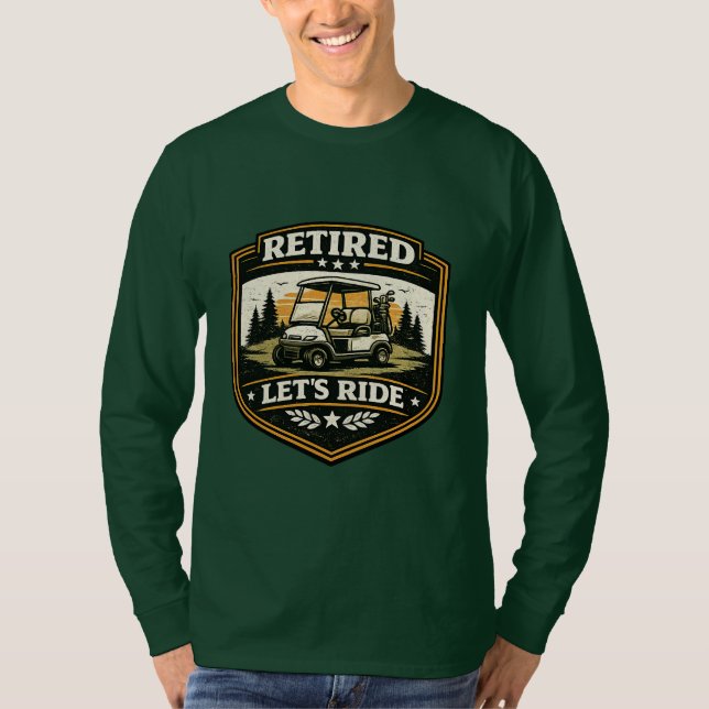 Golf-Ruhestand  T-Shirt (Vorderseite)