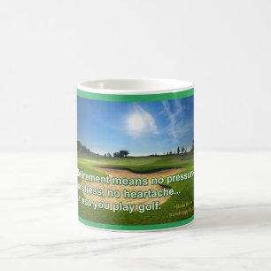 Golf-Ruhestands-Tasse Tasse