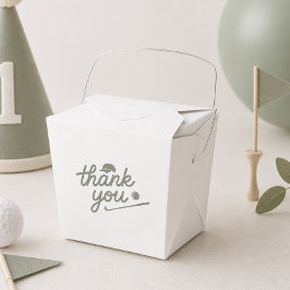 Golf Sage Grün 1. Geburtstag Danke Geschenkschachtel