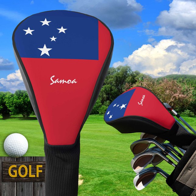 Golf Samoa & Samoa Flag / Golf Clubs Abdeckung Headcover (Von Creator hochgeladen)