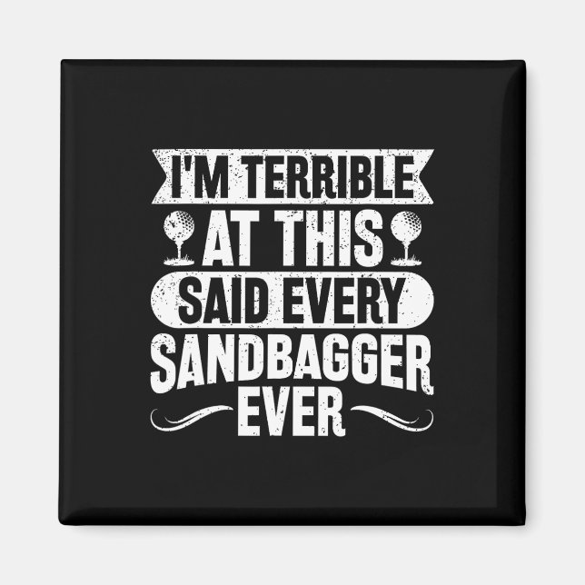 Golf-Sandbagger  Magnet (Vorne)