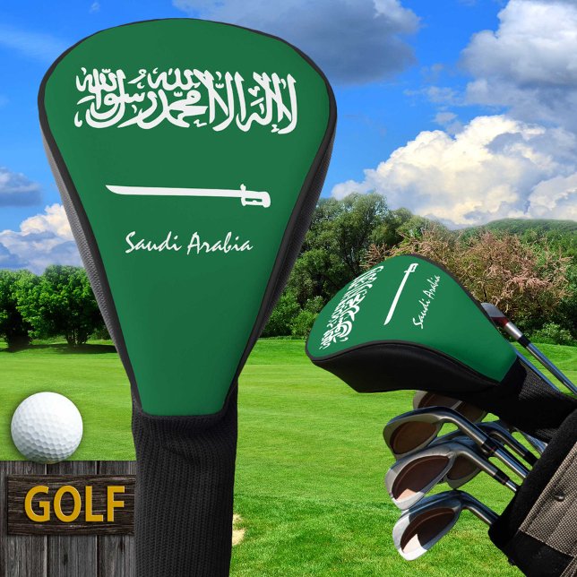 Golf Saudi Arabien & Saudi Flagge / Golf Clubs Abd Golf Headcover (Von Creator hochgeladen)