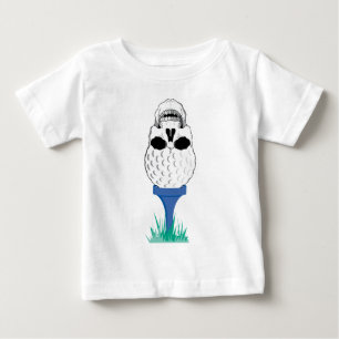 Golf-Schädel Baby T-shirt