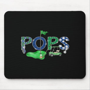 Golf schlägt Loch in einem Golf zum 1. Geburtstag  Mousepad