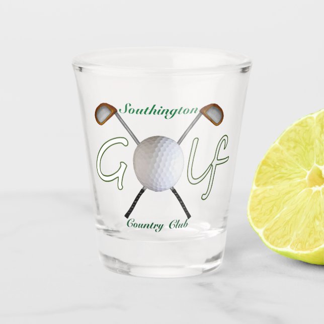 Golf-Schnapsglas Schnapsglas (Vorderseite)