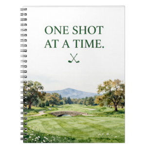 Golf-Schreibwarensammlung Premium-Aquarell Notizblock