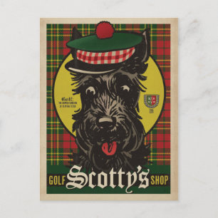 Golf Scotty's Shop Postkarte