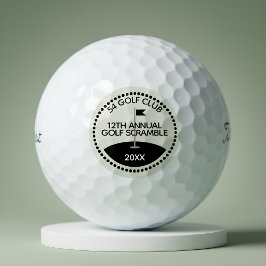 Golf Scramble Club Name Golfball