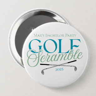 Golf Scramble – Lustige Golf-Themen-Junggesellenab Button