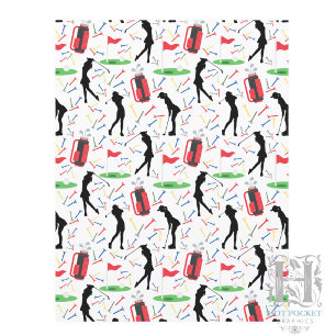 Golf Scrapbook Papier (Frauen)