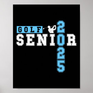 Golf Senior Nacht Golf Senior 2025 Abschluss &#; Poster