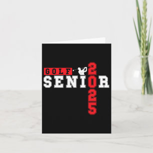 Golf Senior Night Golf Senior 2025 Abschluss 9 Karte