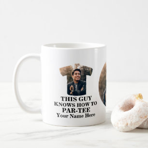 Golf-Shirt Form Foto Typ weiß, wie man parat-tee Kaffeetasse