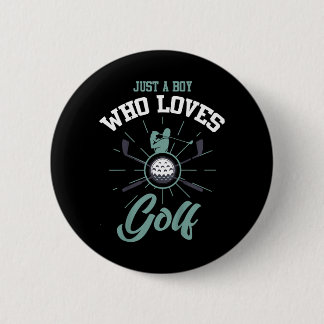 Golf-Shirt Junge Golfen Spruch Lustige Jungen Golf Button