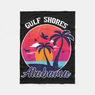 Golf Shores Beach Alabama Familienurlaub Souvenir Fleecedecke