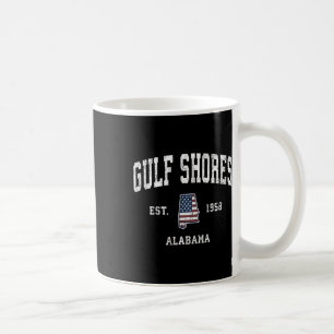 Golf Shows Alabama Al Vintag American Flag Sport Kaffeetasse