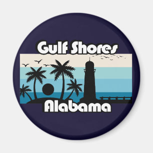 Golf Shows Beach Alabama Magnet