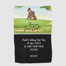 Golf Sie sind eingeladen für Golfer Party Einladun