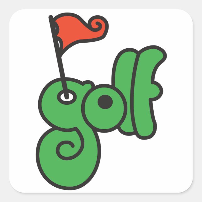 Golf Sign Stickers (Vorderseite)