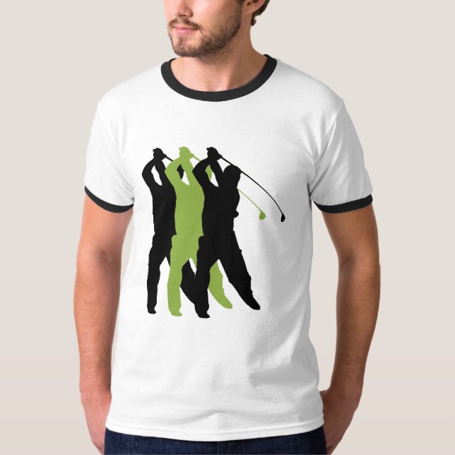 Golf Silhouette T - Shirt (Vorderseite)