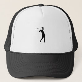 Golf-Silhouette-Truckerhut lustiges Geschenk für G Truckerkappe