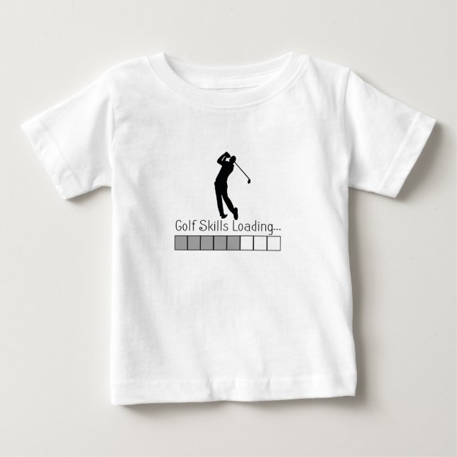Golf Skills laden Niedlich Golf, Future Golfer Baby T-shirt (Vorderseite)
