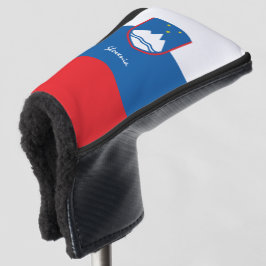 Golf Slovenien / Slowenische Flagge / Golf Clubs A Headcover
