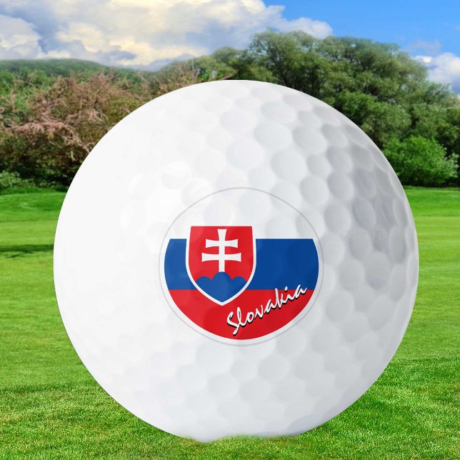Golf Slowakei & Slowakei Flagge / Golf Ball (Von Creator hochgeladen)