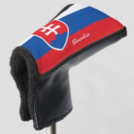Golf Slowakei & Slowakei Flagge / Golf Clubs Abdec Headcover
