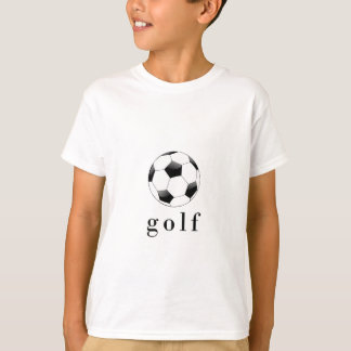 Golf Soccer Ball Funny Sports T - Shirt