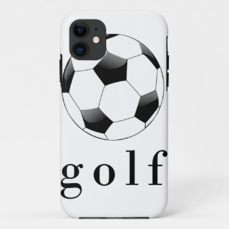 Golf Soccer Ball Funny Sports T - Shirt iPhone 11 Hülle
