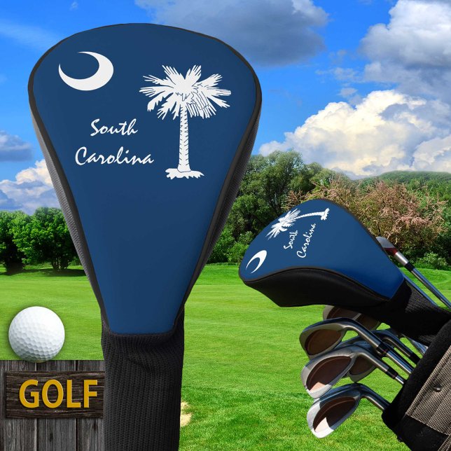 Golf South Carolina & Flag / Golf Clubs Abdeckung Headcover (Von Creator hochgeladen)