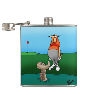 Golf Spaß Flask-Geschenk Flachmann