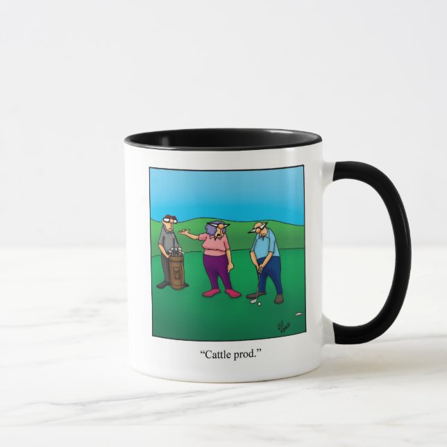 Golf Spaß Kaffee Tasse Geschenk (Rechts)
